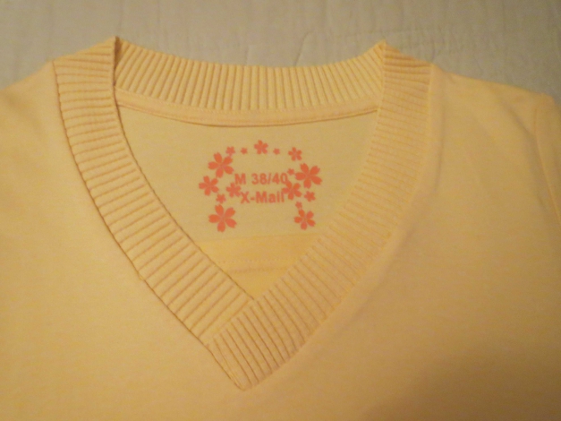 T- Shirt, Kurzarm, hellgelb