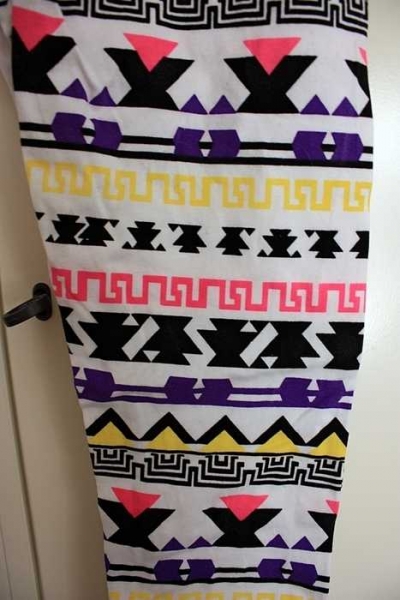  Ausgefallene Blogger Hipster Leggings mit Azteken-Muster