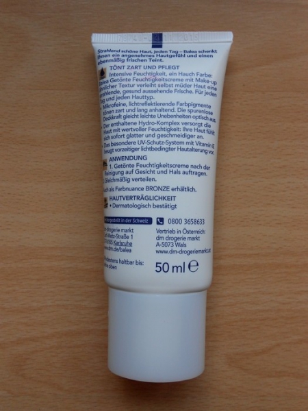 Balea Getönte Feuchtigkeitscreme in Naturell