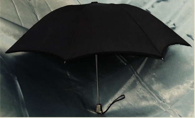 Herren-Regenschirm von Kobold - schwarz - ca. 86 cm Durchmesser