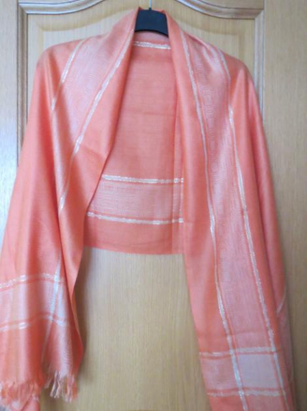 Schal, Stola, apricot