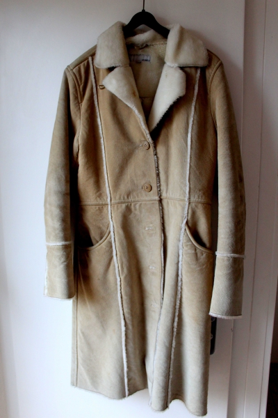 top WILDLEDERMANTEL - Spitzenquaität