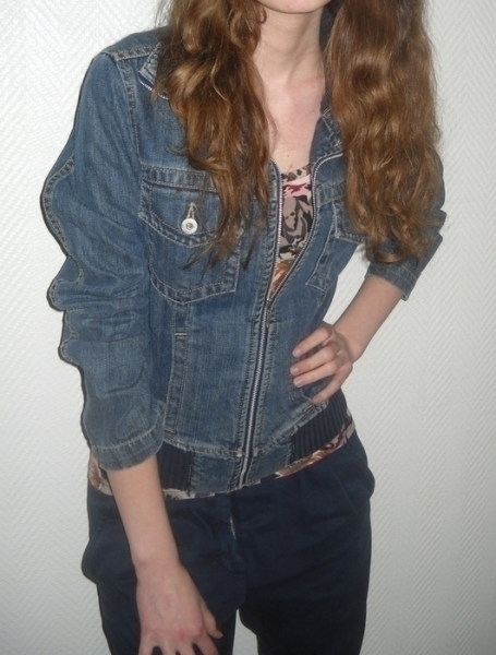 Zara Jeans Jacke blau washed Blazer Jeansjacke Vintage Cardigan XS S M L 34 36 38 Oversized