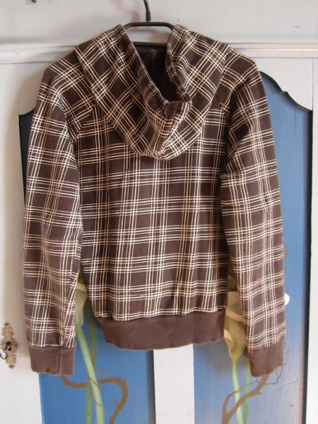 kuschleliger, stylischer Fleece-Hoodie mit Muster