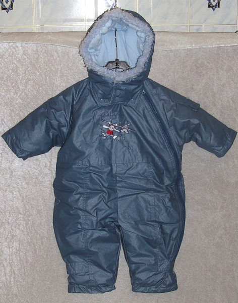 Schneeanzug mit Kapuze  Gr.74