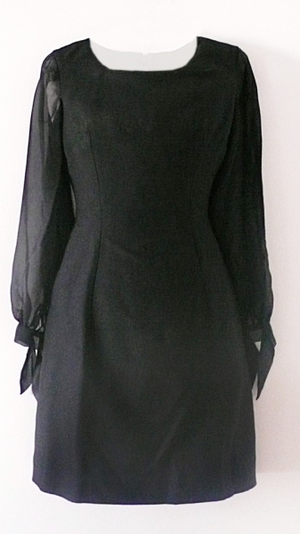 Vintage - das klassische kleine Schwarze - hier aus den 60ern! Gr. XS (34/36)