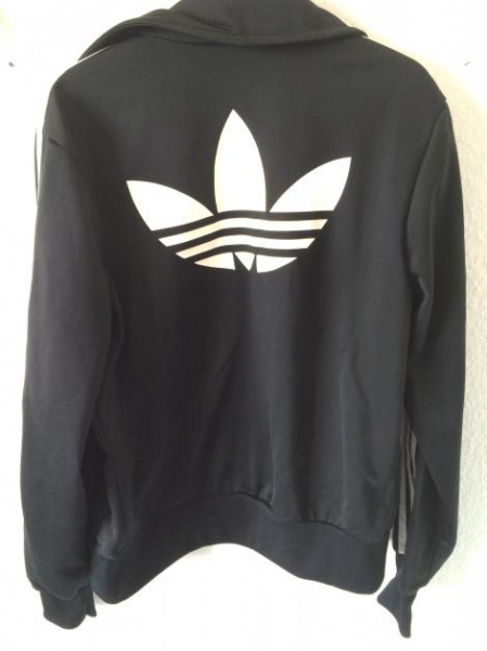 Adidas jacke mit zeichen auf dem rücken Clearance