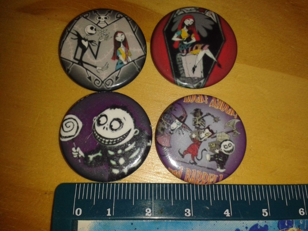 The Nightmare before Christmas Buttons