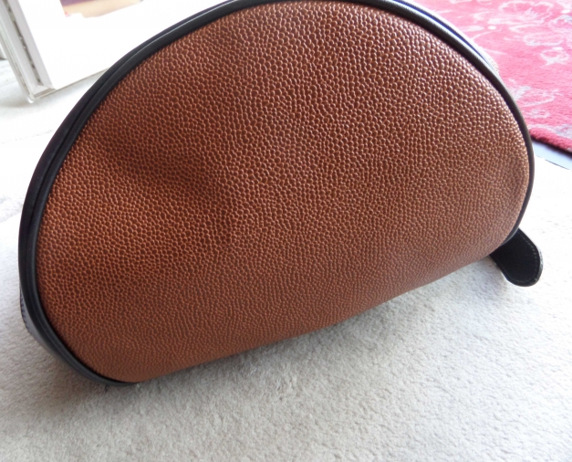 Braun-schwarzer Lederrucksack von David Jones Handtasche Shoppingbag