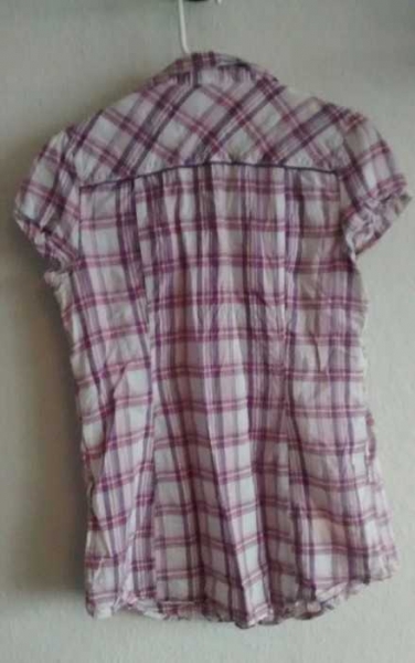 Karierte Bluse mit Bronte Glitzerfäden von Freshmade Fresh Made Western Style