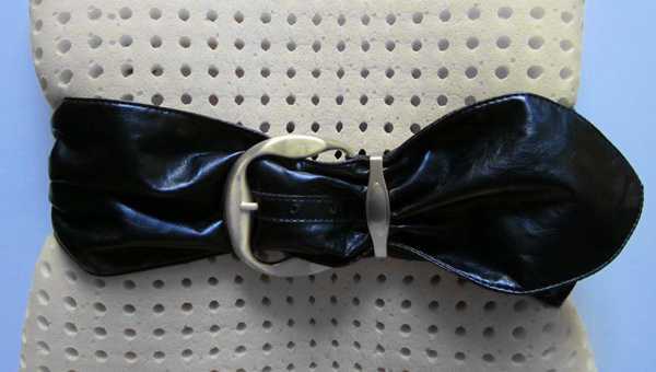 80er Original Gürtel Madonna Schwarz stretch vintage