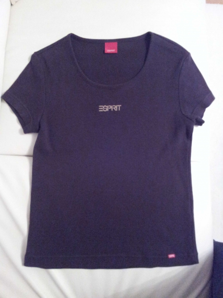 Esprit Shirt Crop Top in der Farbe Braun / Eprit 