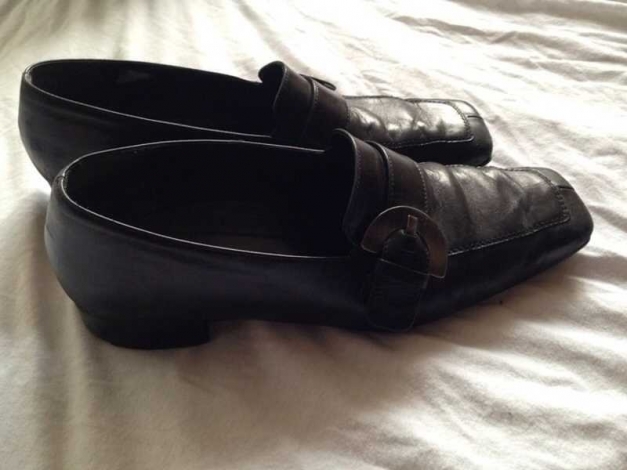 schwarze, klassische Halbschuhe von Paul Green 