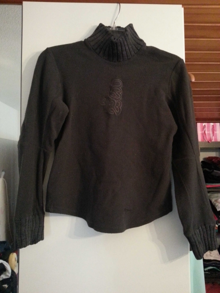 Pash Fleece Pullover mit schönem Strickkragen