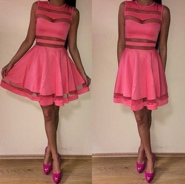Schönes pink Kleid