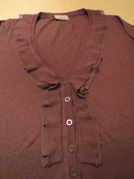 Pullover, kurz, taupe