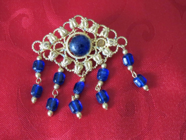 Vintage Brosche, Modeschmuck,70-80er Jahre