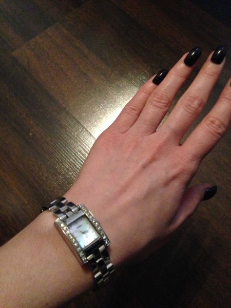 Fossil Damenuhr Armbanduhr Uhr Silber mit Perlmutt Muschel Ziffernblatt