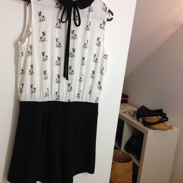 Jumpsuit mit Hündchen drauf 