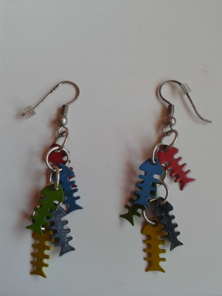 Fischgräten Ohrringe 