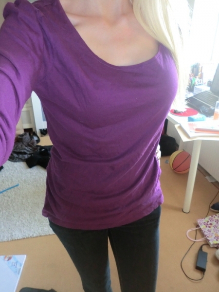 lila shirt gr.m 