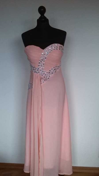 Bodenlanges Abendkleid *NEU* Rosa