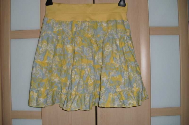  süßes sommerrock blumen schmetterlinge print