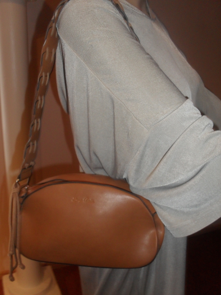 Umhängetasche cognac braun