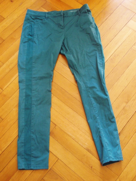 Tolle Hose in dunklem Türkis/Petrol von Zero, Gr. 40