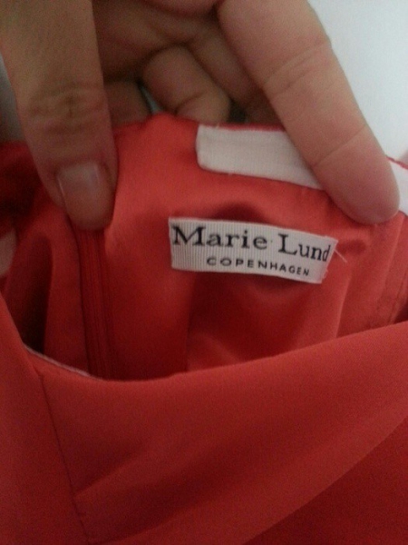Koralle Abendkleid von Marie Lund, Größe 36