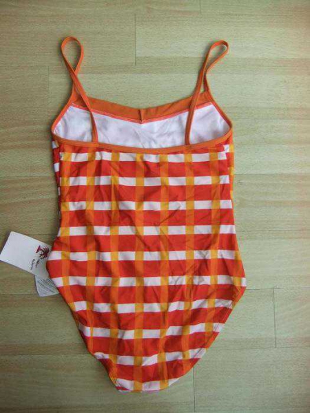 Süßer Badeanzug in Orange Rot Gr. 38 NEU