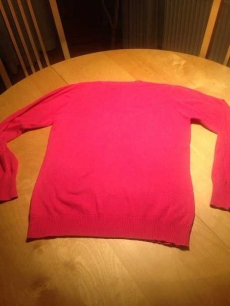 Karopulli in Pink mit Rundhals Größe XL