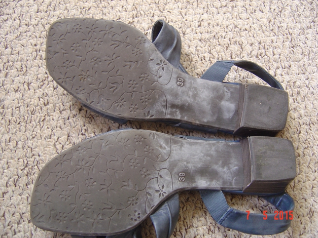 Sandale/Sandalette in blau