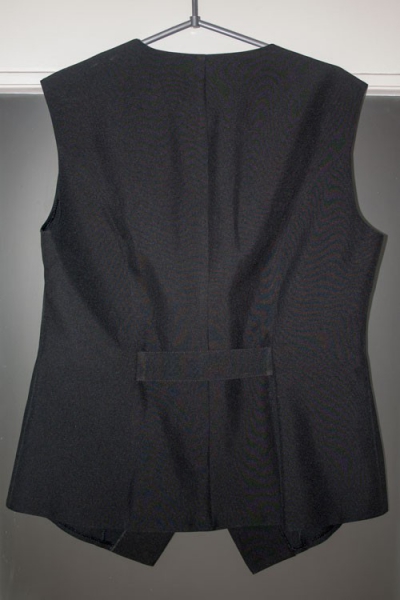 Schwarze Anzugweste Weste vintage