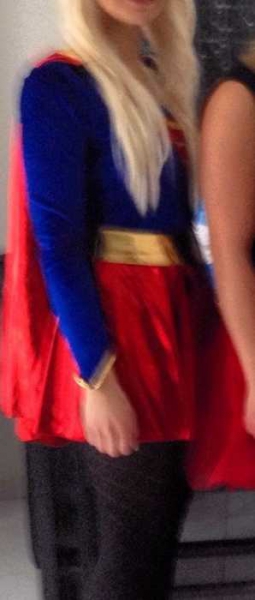 Supergirl Kostüm Fasching Karneval XS sexy