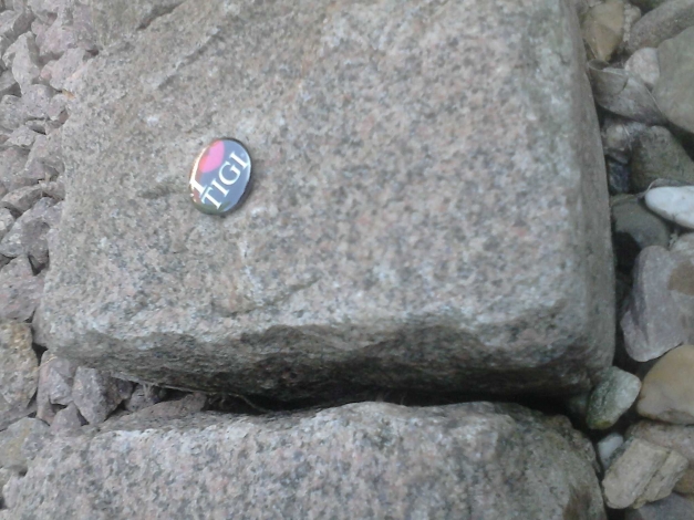 Button Buttons Brosche Broschen I love Tigi