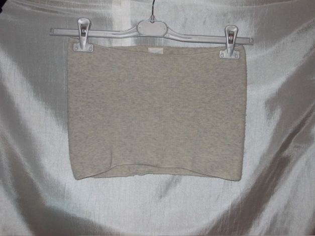 Hüftwärmer Cacheur Nierenwärmer Angora grau