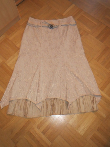 Rock (schick ), beige, sehr schick, neu