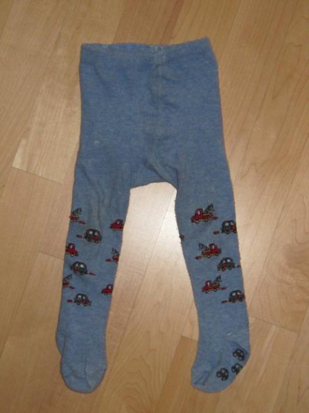 Strumpfhose anti Rutsch Stopper blau Junge  Gr.56-62