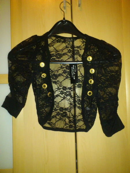  nagelneuer sexy spitzenbolero edel