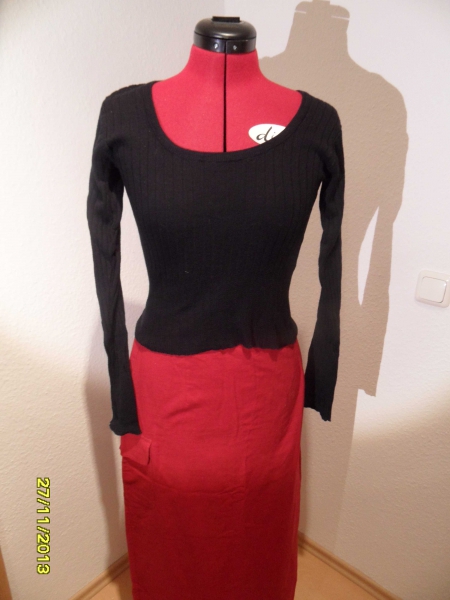 süßer langarm Strickpulli, kurz, Gr. M von Impuls