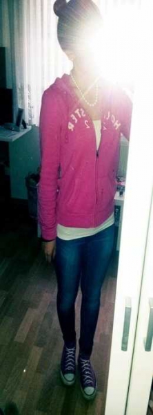 Pinke Hollister Jacke 