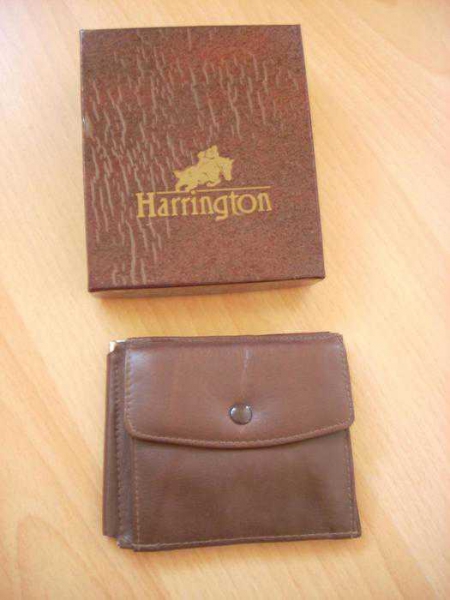 Harrington Herren Brieftasche Geldbörse Portemonnaie Genuine Leather