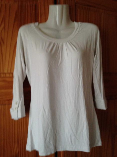 Esprit Tshirt, Bluse, langärmlich, weiss