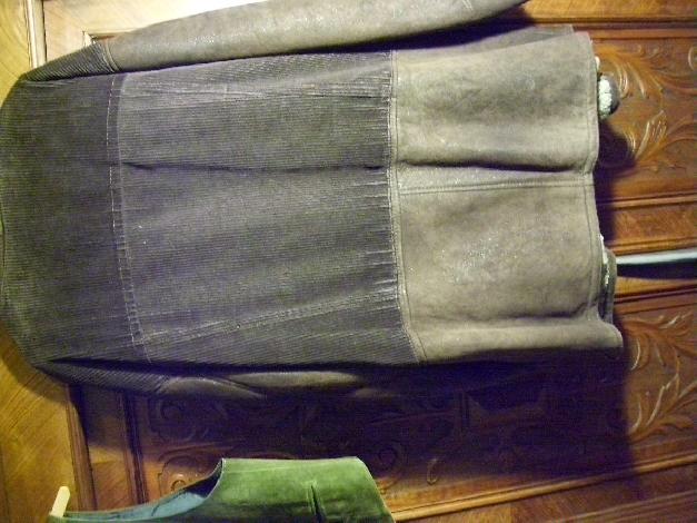 Edle Lederjacke braun Futter Lammfell Gr. L-XL