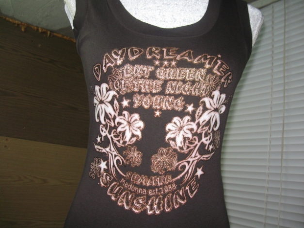 *** Shirt ~ Gold ~ Druck ***