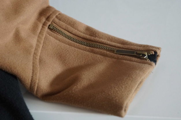 Eleganter Mantel schwarz braun Herbst Winter 14 40 42 XL