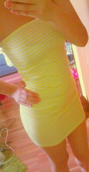 Schlauchkleid Röhrenkleid Tubekleid Longtop Kleid