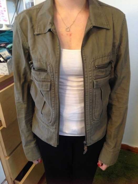 Übergangsjacke S. Oliver khaki