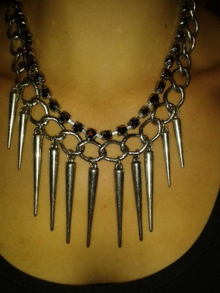Statement Kette silberfarben rockig NEU!